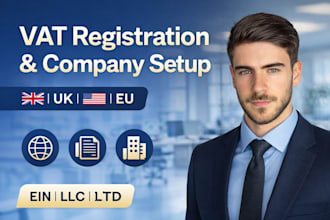 handle vat registration and company registration in UK eu and USA