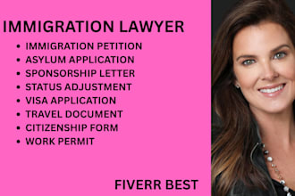 handle immigration cases, visa applications, petitions and status adjustments