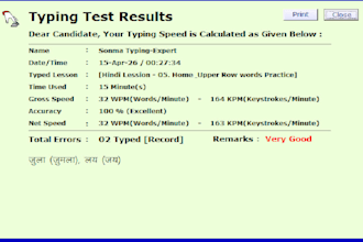 provide professional hindi and english typing services