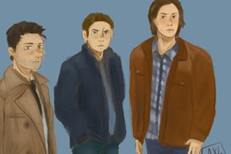 create digital fanart illustrations