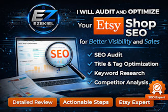 audit and optimize your etsy shop SEO for better visibility and sales