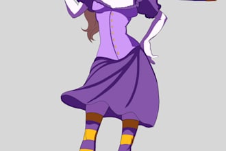illustrate characters and people