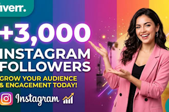 build instagram growth strategy for 3000 followers