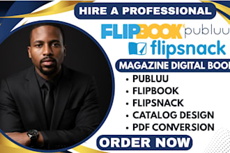 create interactive flipbook, flipsnack, digital magazine, ebook, cookbook design