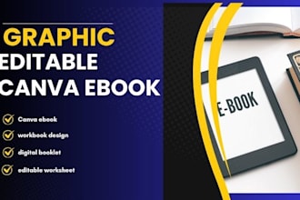 design editable canva ebook workbook booklet worksheet flipbook