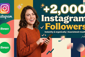 run instagram promotion to get 2000 targeted followers