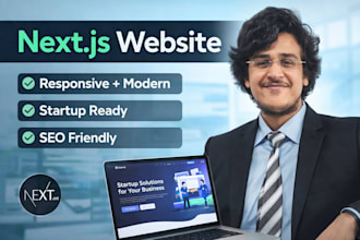 build nextjs landing pages for your startups and companies