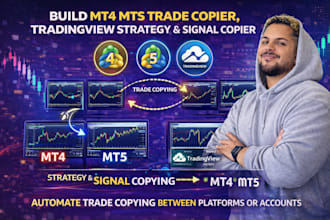 build mt4 mt5 trade copier tradingview strategy and signal copier