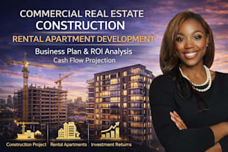 do commercial real estate flyer rental apartment business plan with roi analysis