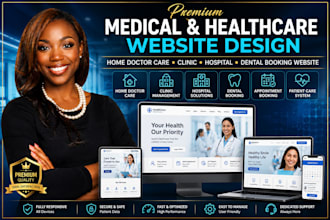 design medical healthcare home docto care clinic hospital dental booking website