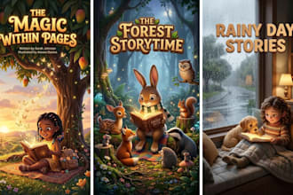 illustrate a watercolor children storybook illustration