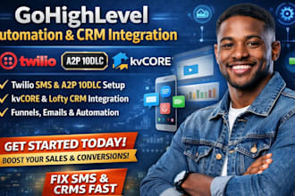 setup twilio a2p 10dlc in gohighlevel and kvcore for sms delivery