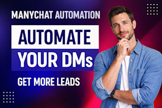 set up manychat instagram dm automation chatbot for lead generation