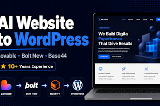 migrate base44 apps to wordpress, replit and custom websites