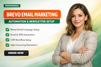 setup brevo automation workflow brevo email marketing campaign or newsletter