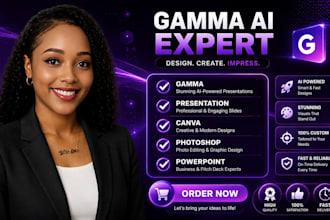 design gamma ai presentation design powerpoint design slide deck gamma ai expert