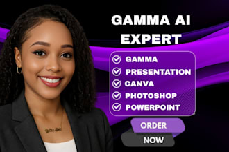 design gamma ai presentation design powerpoint design slide deck gamma ai expert