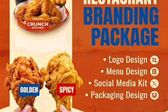 design redesign food logo, brand identity, cafe, club, bar, restaurant branding