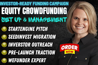 setup your equity crowdfunding campaign on wefunder startengine and seedinvest