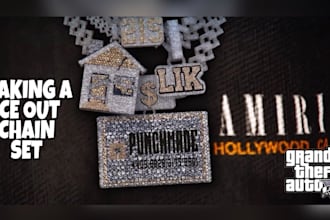 create fully iced, optimise and game ready fivem chain