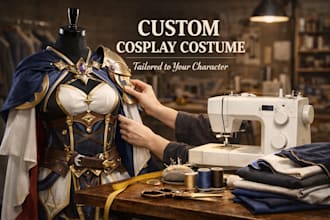 sew a custom cosplay costume tailored to your character and measurements