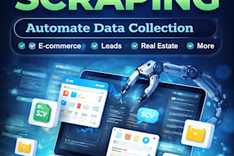 build custom web scraping scripts and automation tools