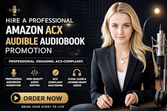 do amazon acx or audible audiobook promotion