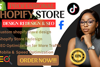 do your shopify store desing, redesign, shopify store promotion
