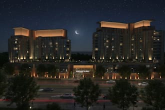 design realistic exterior facade lighting using dialux evo
