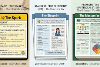develop the cinematic blueprint for your story and character