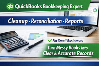 do quickbooks bookkeeping and bank reconciliation for small business