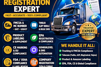 handle fmcsa mc number, dot, trucking compliance, twilio a2p 10dlc