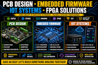 do pcb design, pcb layout, schematic and circuit design in kicad
