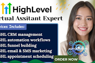be your gohighlevel virtual assistant, ghl funnels and ghl automation VA