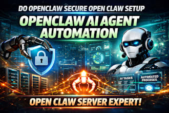 do openclaw secure open claw setup server openclaw ai agent automation open claw