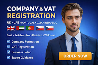 company and vat registration UK, uae, eu