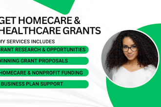 do healthcare grant writing, proposal research for startups
