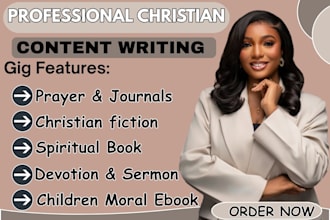 ghostwrite your inspiring christian book, memoir, or ebook