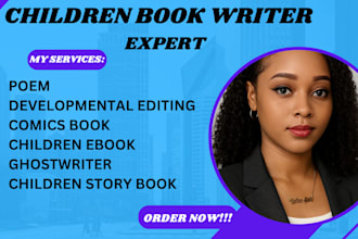 developmental editing for children books comics book ghost writer