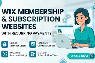 build a wix membership or subscription website with recurring payments