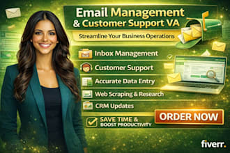 email management, inbox VA, customer support, virtual assistant