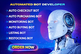 build auto checkout bot, custom auto purchase bot, shopping bot
