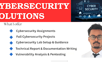 do cyber security projects and technical writing