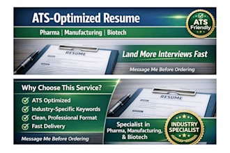 write an ats optimized resume for manufacturing jobs