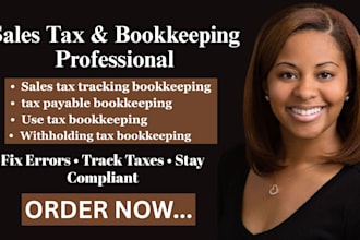 do sales tax tracking, payable, use tax and withholding tax bookkeeping
