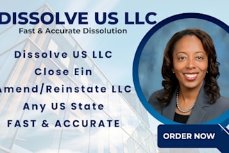 dissolve US llc delaware llc close ein terminate corporation in any US state