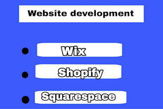 design develop a modern responsive website react website  wp nextjs shopify