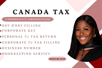 file canada tax return t1 t2 corporate and personal tax gst hst