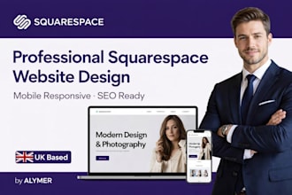 build edit squarespace website redesign squarespace, landing page and square seo