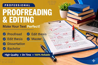 profread, edit thesis, dissertation, master bachelor, phd, gostwriter, publish,